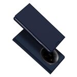 Per Xiaomi 14 Ultra DUX DUCIS Skin Pro Series Custodia in pelle flip per telefono (blu)