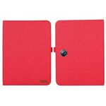 Custodia per tablet in pelle e tessuto OPPO Pad Neo 11.4 (rossa)