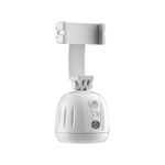 Stabilizzatore da tavolo per registrazione video dal vivo intelligente a 360 gradi (bianco)