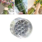 Porta stelo a spirale Ikebana per vasi Porta bouquet fai da te Twister per composizioni floreali, dimensioni: grande (trasparente)