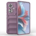 Per OPPO Reno 11 F 5G Global Magic Shield TPU + custodia per telefono in flanella (viola)