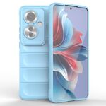 Per OPPO Reno11 F 5G Global Magic Shield TPU + custodia per telefono in flanella (azzurro)