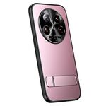 Per Xiaomi 14 Ultra R-JUST RJ-61 Galvanotecnica TPU satinato + custodia per PC con supporto (rosa)