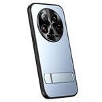 Per Xiaomi 14 Ultra R-JUST RJ-61 Galvanotecnica TPU satinato + custodia per PC con supporto (blu)