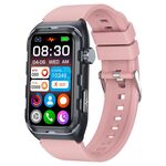 Smartwatch impermeabile G08 da 1,4 pollici IP67, supporto per il monitoraggio ECG/glicemia/ossigeno nel sangue (oro)