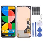 Per Google Pixel 5a 5G G1F8F G4S1M Schermo LCD TFT con digitalizzatore assemblaggio completo, non supporta l'identificazione delle impronte digitali (Nero)