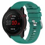 Per Samsung Galaxy Watch3 45mm 22mm Cinturino in silicone morbido a tinta unita (verde)