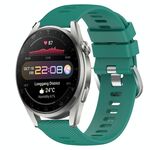 Per Huawei Watch 3 Pro 22mm Cinturino in silicone morbido a tinta unita (verde)