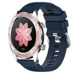 Cinturino per orologio in silicone morbido a tinta unita For Honor Watch Dream da 22 mm (blu notte)