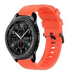 Per Samsung Gear S3 Frontier 22mm Cinturino in silicone morbido a tinta unita (rosso)