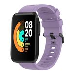 Per Xiaomi MI Watch Sport 22mm Cinturino in silicone morbido a tinta unita (viola)