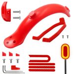 X0259 Copertura della staffa dell'ammortizzatore del parafango posteriore dello scooter elettrico per Xiaomi Mijia M365 (rosso)