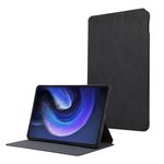 Per Xiaomi Pad 6S Pro 12.4 Custodia protettiva in pelle per tablet Flip TPU (nera)