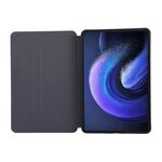 Per Xiaomi Pad 6S Pro 12.4 Custodia protettiva in pelle per tablet Flip TPU (blu scuro)