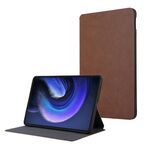 Per Xiaomi Pad 6S Pro 12.4 Custodia protettiva in pelle per tablet TPU Flip (marrone)