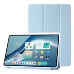 Per Huawei MatePad Pro 13.2 2023 Custodia tablet in pelle tripla acrilica trasparente (blu ghiaccio)
