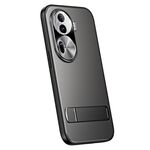 Per OPPO Reno11 Global R-JUST RJ-61 Galvanotecnica TPU satinato + custodia per PC con supporto (grigio)
