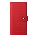 Per iPhone 13 ViLi Serie GHA antiurto MagSafe RFID Custodia in pelle con chiusura orizzontale per attrazione(Rosso)