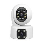 SriHome SH049 Telecamera IP HD a doppio obiettivo con tracciamento umanoide da 2 MP + 2 MP (spina UE)