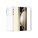 Per Samsung Galaxy Z Fold 6 5G Custodia per telefono con copertura totale smerigliata per PC (bianca)