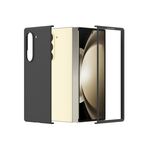 Per Samsung Galaxy Z Fold 6 5G Custodia per telefono con copertura totale smerigliata per PC (nera)