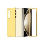 Per Samsung Galaxy Z Fold 6 5G Custodia per telefono con copertura totale smerigliata per PC (gialla)