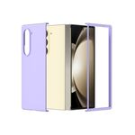 Per Samsung Galaxy Z Fold 6 5G Custodia per telefono con copertura totale smerigliata per PC (viola)