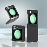 Per Samsung Galaxy Z Flip6 5G Custodia per telefono con copertura totale smerigliata per PC (nera)