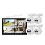 SriHome NVS010-IPC047 Set videoregistratore di rete WiFi Ultra HD a 4 canali (spina AU)