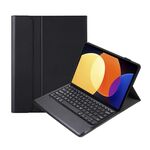 Per Xiaomi Pad 6S Pro 12.4 Custodia in pelle con tastiera Bluetooth staccabile con texture in pelle di agnello (nera)