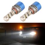 9005 Coppia 55W 6000lm 6000K Lampadina per fari LED per auto con mini lente