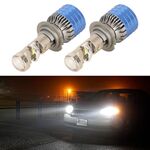Lampadina per fari LED per auto H7 coppia 55W 6000lm 6000K
