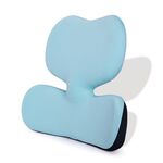 Cuscino per ufficio sedentario Cuscino per sedile in memory foam Cuscino lombare (blu)