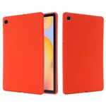 Custodia per tablet antiurto in silicone liquido di colore puro per Samsung Galaxy Tab S6 Lite 2024 (rosso)