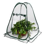 Copertura per serra pieghevole trasparente, pianta da giardinaggio, fiore, stanza del sole, 70 x 70 x 80 cm