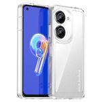 Per Asus Zenfone 10 Custodia per telefono ibrida in TPU acrilico serie colorata (trasparente)