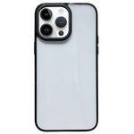 Per iPhone 14 Pro 2 in 1 custodia per telefono antiurto trasparente in acrilico (nera)