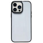 Per iPhone 13 Pro Max 2 in 1 custodia per telefono antiurto trasparente in acrilico (nera)