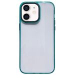Per iPhone 12 Pro Max 2 in 1 Custodia per telefono antiurto trasparente in acrilico (verde)