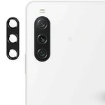 Per Sony Xperia 10 V IMAK Metal Armor Premium Pellicola protettiva per fotocamera (nero)