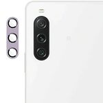 Per Sony Xperia 10 V IMAK Metal Armor Premium Pellicola protettiva per fotocamera (viola)