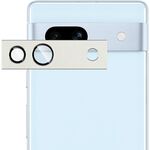 Per Google Pixel 7a IMAK Metal Armor Premium Pellicola protettiva per fotocamera (Argento)