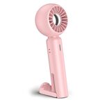 Mini ventilatore elettrico con supporto portatile e invisibile TGVIS (rosa)