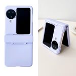Per OPPO Find N3 Flip Skin Feel PC Custodia antiurto a copertura totale (viola)
