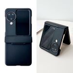 Per OPPO Find N3 Flip Skin Feel PC Custodia antiurto a copertura totale (Nero)