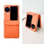 Per OPPO Find N3 Flip Skin Feel PC Custodia antiurto a copertura totale (arancione)