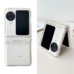 Per OPPO Find N3 Flip Skin Feel PC Custodia antiurto a copertura totale (trasparente)