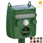 Repellente per topi elettronico repellente per uccelli ad ultrasuoni per animali solari