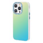 Custodia per telefono a colori sfumati serie TGVIS Grace per iPhone 14 Pro (oro spiaggia)