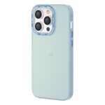 Per iPhone 14 Pro Custodia per telefono a colori trasparente serie TGVIS Grace (azzurro)